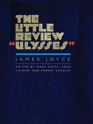 cover image of The Little Review "Ulysses"